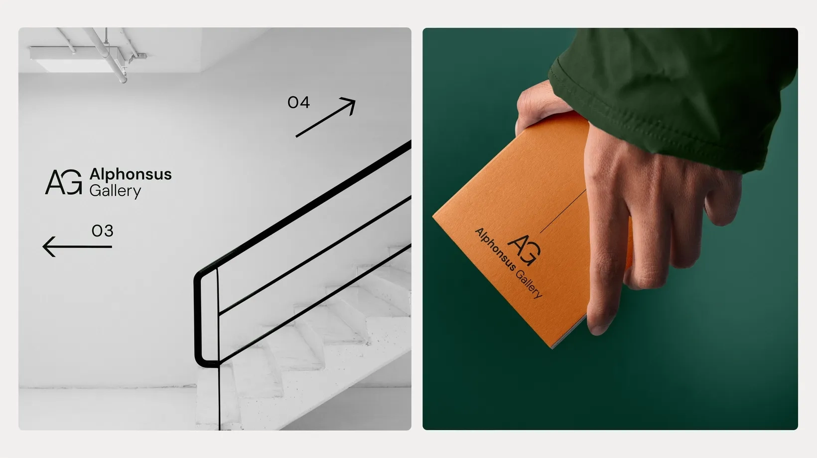 Alphonsus Gallery - Brand Applications