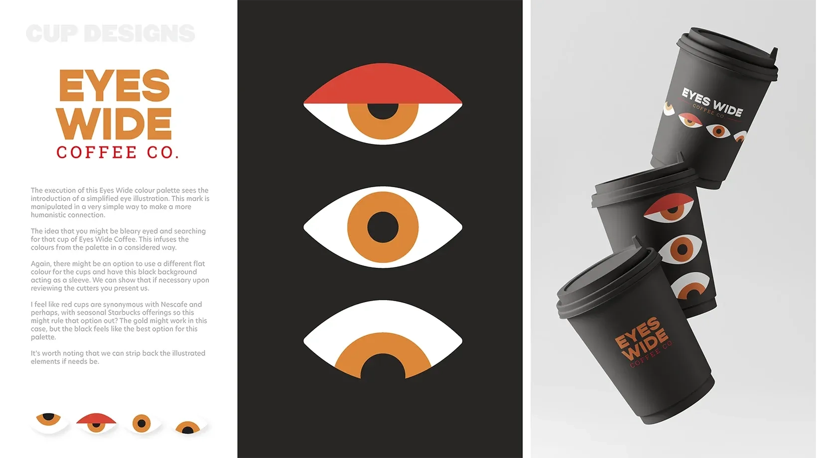 Eyes Wide Coffee Co. branding