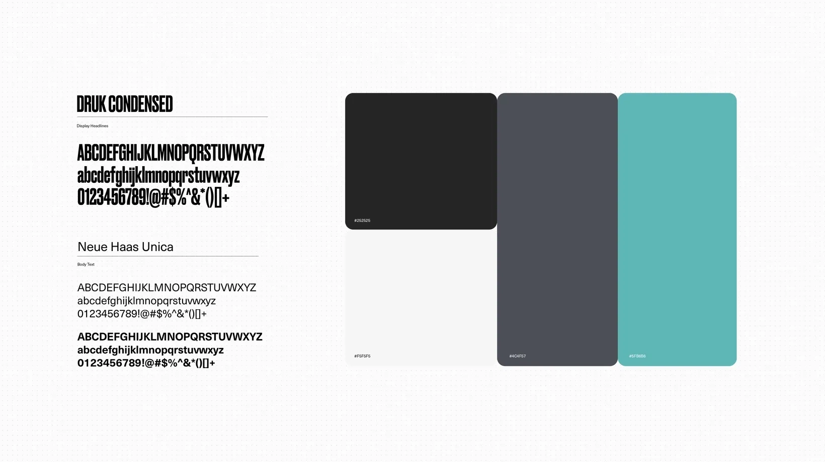 The Grange Type and Colour