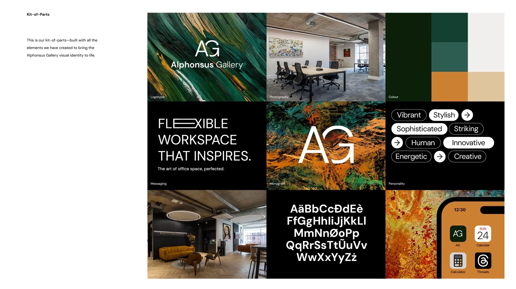 Alphonsus Gallery - Brand Guidelines