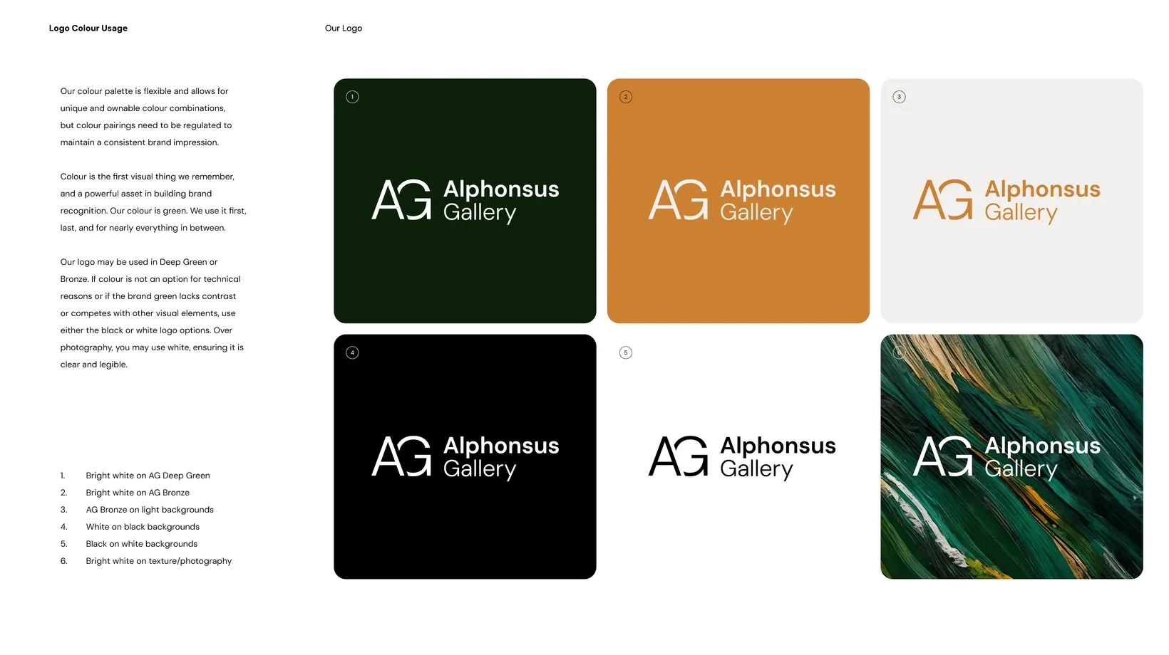 Alphonsus Gallery - Colour Application